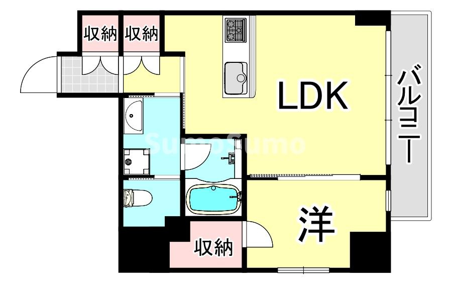 プレディアコート本町の間取り