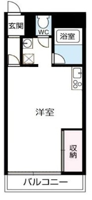 大阪市中央区安堂寺町２丁目の賃貸マンションの間取り