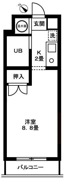 メゾン上馬の間取り