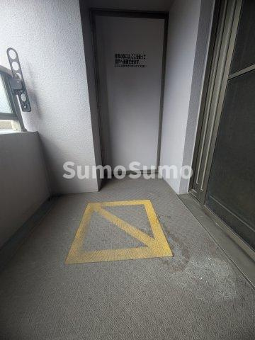 ラフィーネ博多駅前のバルコニー
