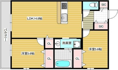 HK磯馴の間取り