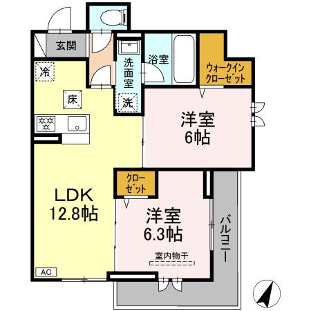 シャルマン日吉本町の間取り