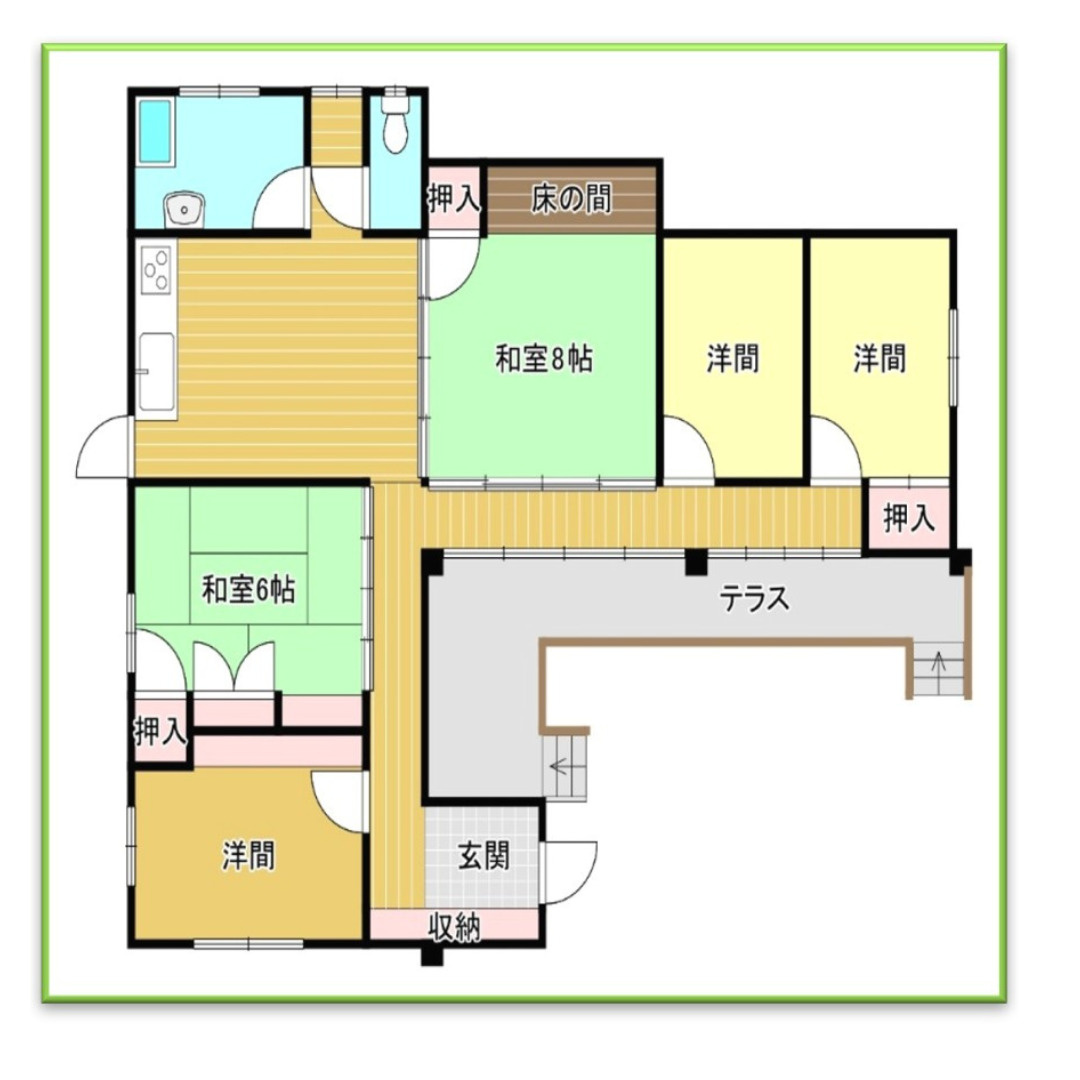 名護市大南4丁目の間取り