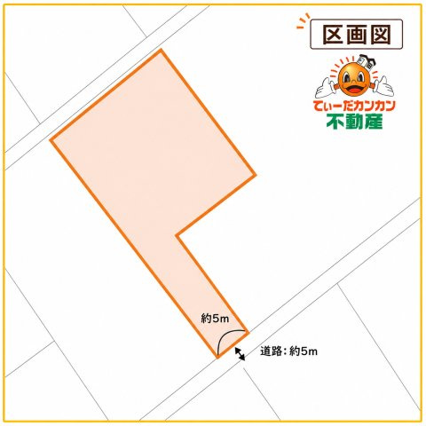 名護市大南4丁目の区画図