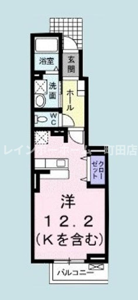 ラ・ヴィダ・カリファス※初期費用分割あと払いサービス利用可能物件の間取り