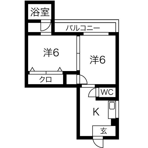川島ビルの間取り