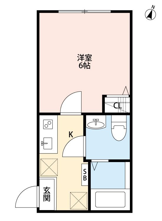 オリーブ西堀の間取り