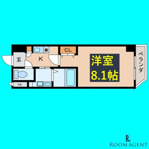 AHマンション泉の間取り