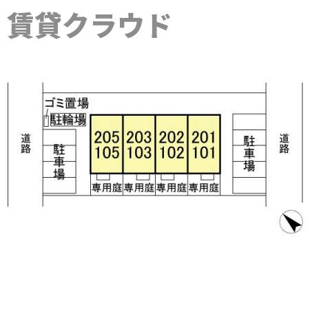 コスモスの区画図