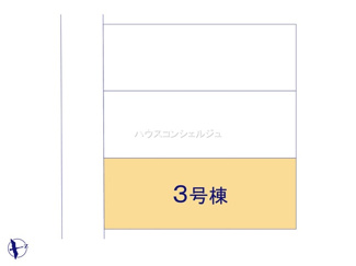 【区画図】 | 名古屋市南区楠町50-13【仲介手数料無料】新築一戸建て　3号棟