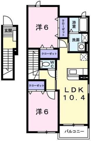 カレントⅡの間取り