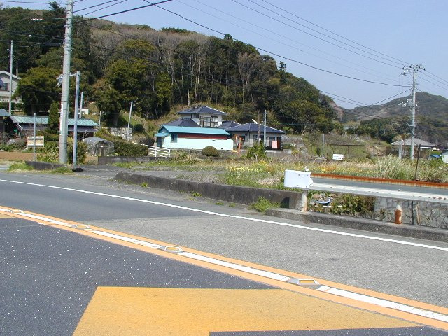南伊豆町　一色の前面道路含む現地写真