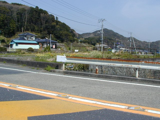 南伊豆町　一色の前面道路含む現地写真
