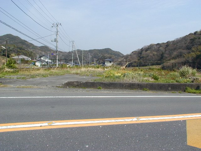 南伊豆町　一色の前面道路含む現地写真