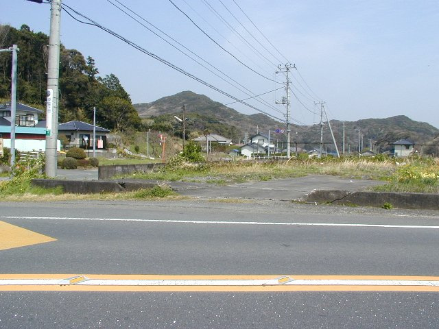 南伊豆町　一色の前面道路含む現地写真