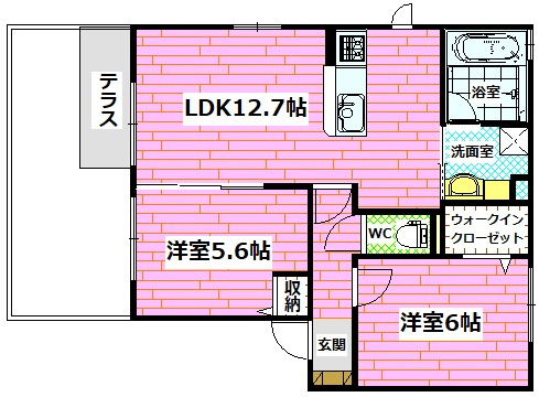 サニーコート山田の間取り