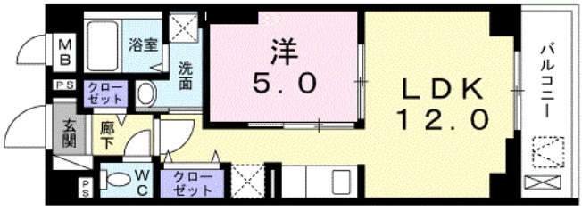 グランシャリオ清瀬の間取り