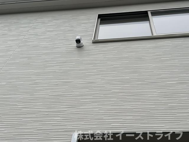 【新築戸建】いわき市中岡町第7のバルコニー|1号棟写真　防犯カメラが設置されています。