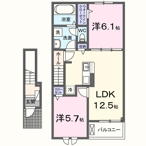 春夏冬Ⅲの間取り