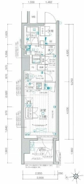 デュオステージ蒲田の間取り|間取り