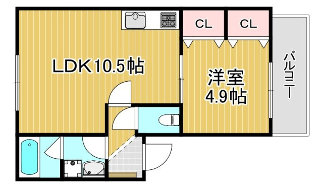 【間取り】 | KTIレジデンス千林