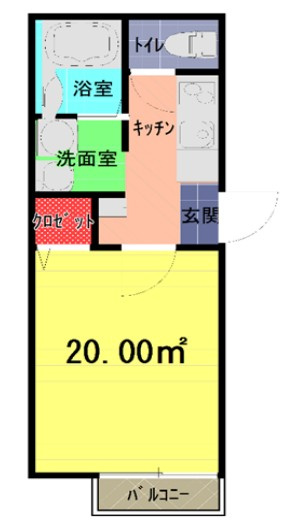 レガーロ春日部の間取り