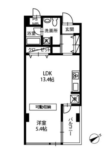ベルエキップの間取り