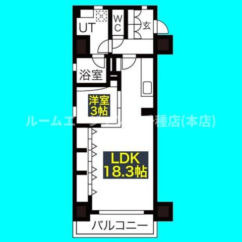 C.P.Pure1608の間取り