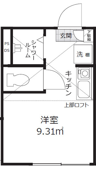 Fitz Roy千住の間取り