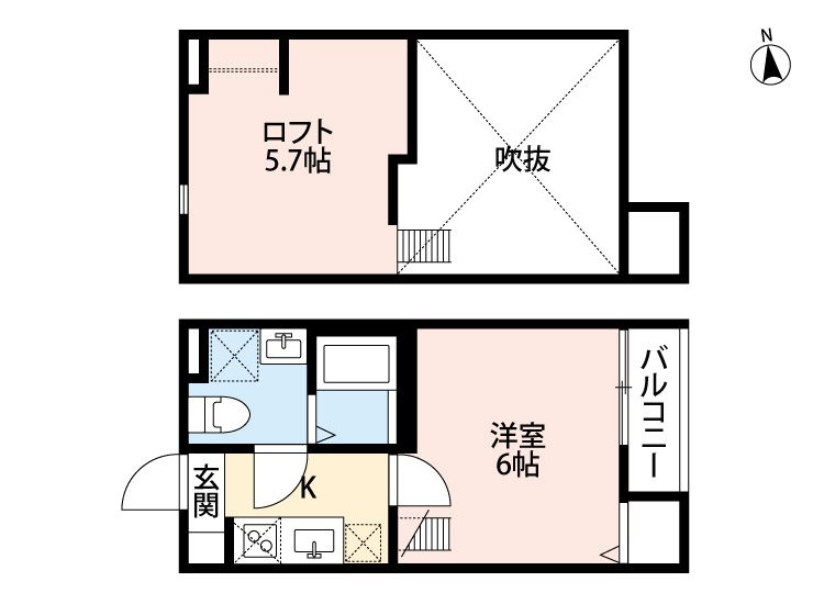 A・CORSO 松戸(アコルソマツド)の間取り