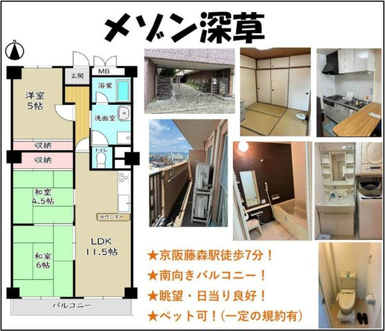 メゾン深草の間取り