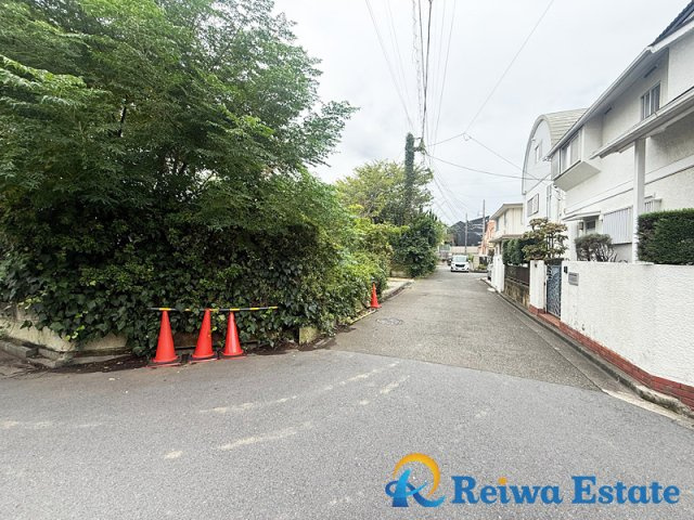 新築戸建　茅ヶ崎市菱沼海岸の前面道路含む現地写真
