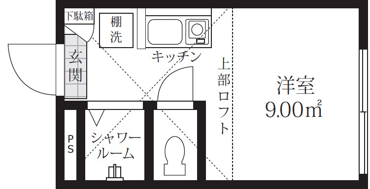 カーサダリアの間取り