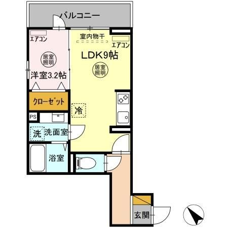 ガルデ妙典の間取り