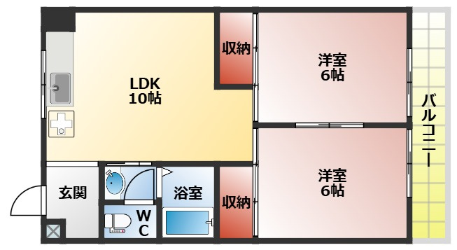 ハイクレスト光善寺の間取り