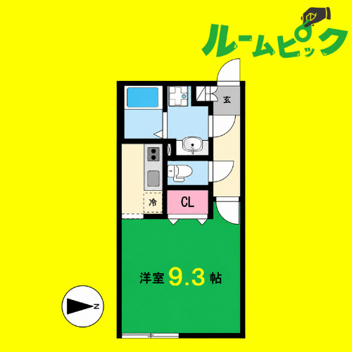 Branche金山　名古屋市賃貸　仲介手数料無料の間取り