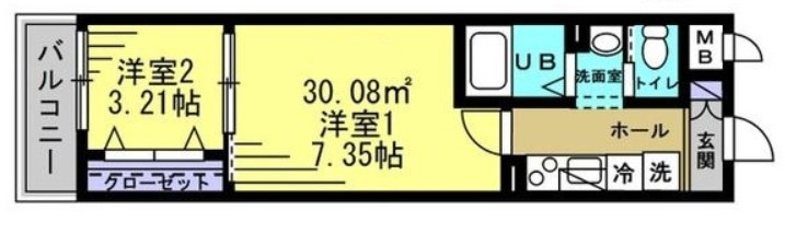 エスタディオ草加の間取り
