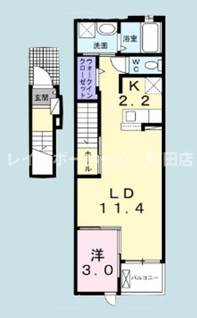 ベルアルモニー※初期費用分割あと払いサービス利用可能物件の間取り