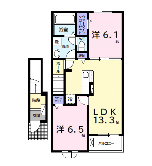 【間取り】 | Ｋメゾン君津
