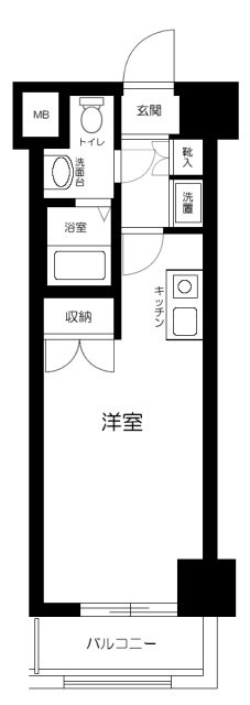 カーサ大井町の間取り|間取りです。