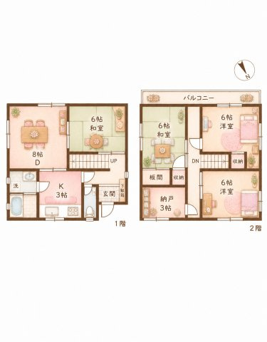 上野口町　中古一戸建ての間取り|間取り図はいかがですか？ご希望を叶える間取りですか？リビングの広さは？水回りの位置は？カウンターキッチン？など色々な情報が集約されています。弊社ではリフォームなどのご相談も承っております。