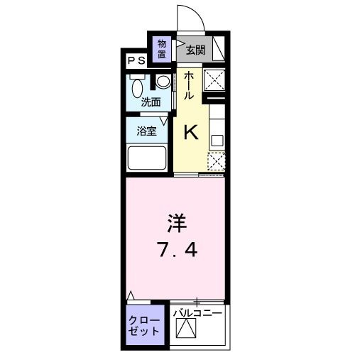 ハッピーベルの間取り|間取りです。