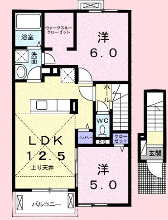 エミーナＡの間取り