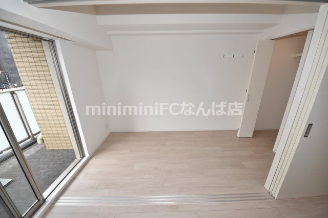 アーバネックス北堀江Ⅱの寝室|家具家電が配置しやすいです！