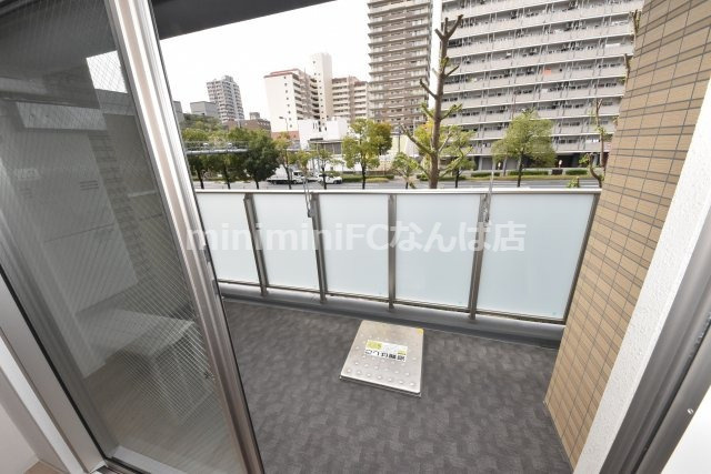 アーバネックス北堀江Ⅱのバルコニー|バルコニーも広いです！