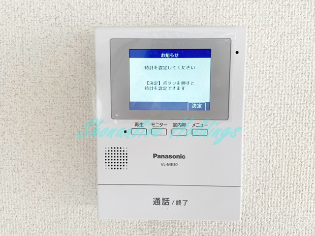 新八ビル1号館のセキュリティ|モニタ付インターホンで安心♪