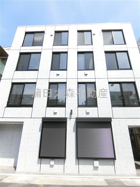 COCOCUBE大森西　東邦医大通りの外観|2024年6月築　RC鉄筋コンクリート造地上4階建て　総戸数14戸
東京都大田区大森西5丁目　京浜急行本線大森町駅と梅屋敷徒歩10分
