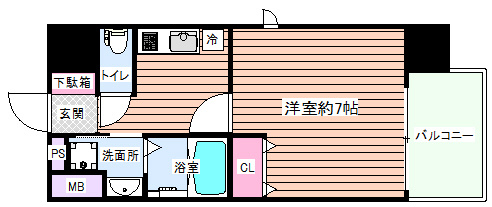 【間取り】 | ALZA松ヶ枝Ⅱ