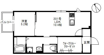 Chaton姪浜の間取り