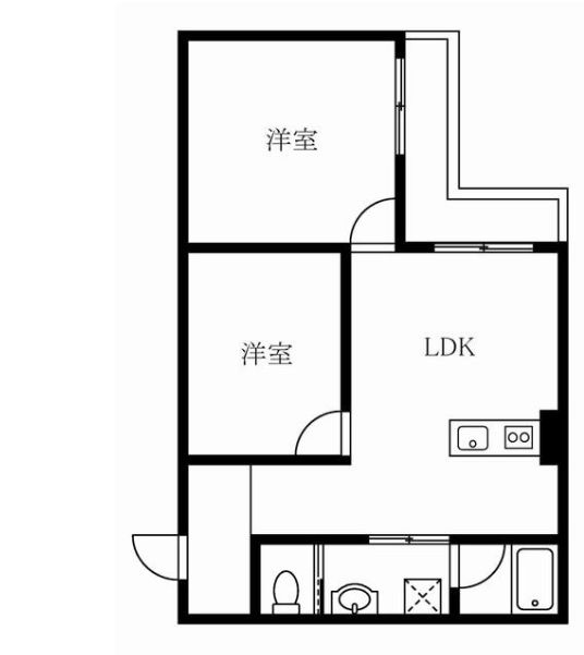 ローヤル若葉の間取り